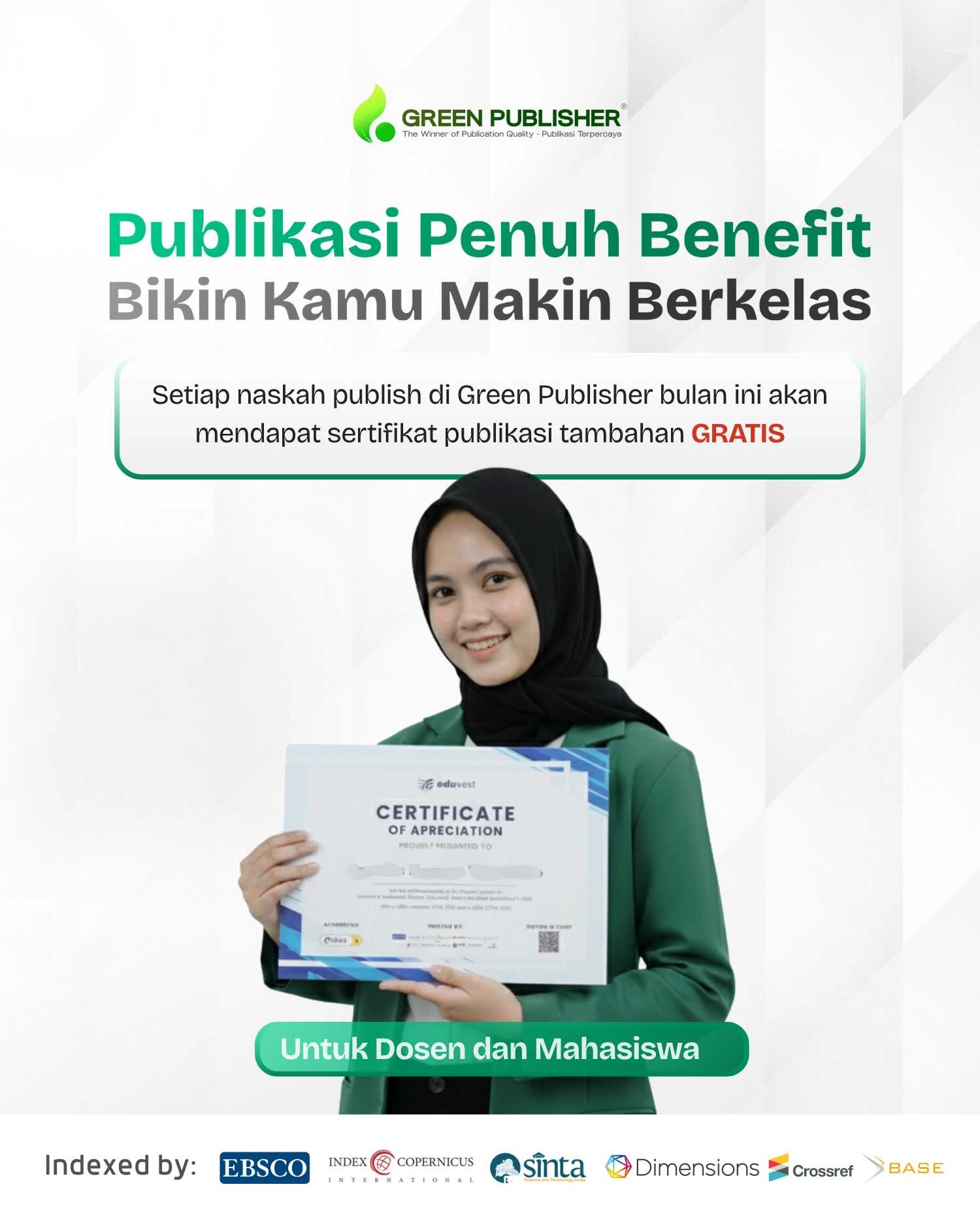 Publikasi Penuh Benefit Sertifikat